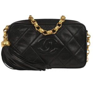 Chanel Black Lambskin Camera Bag 116760